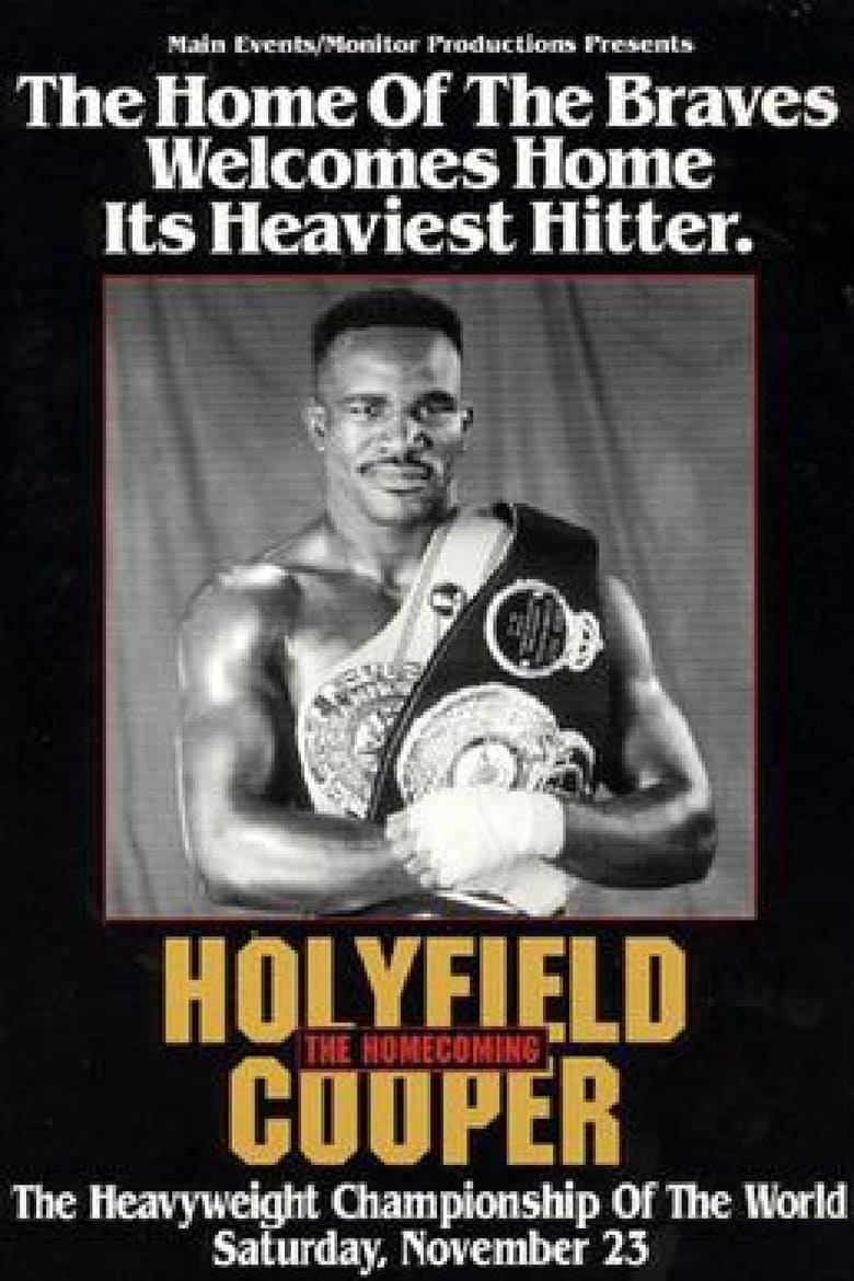 Poster of Evander Holyfield vs. Bert Cooper