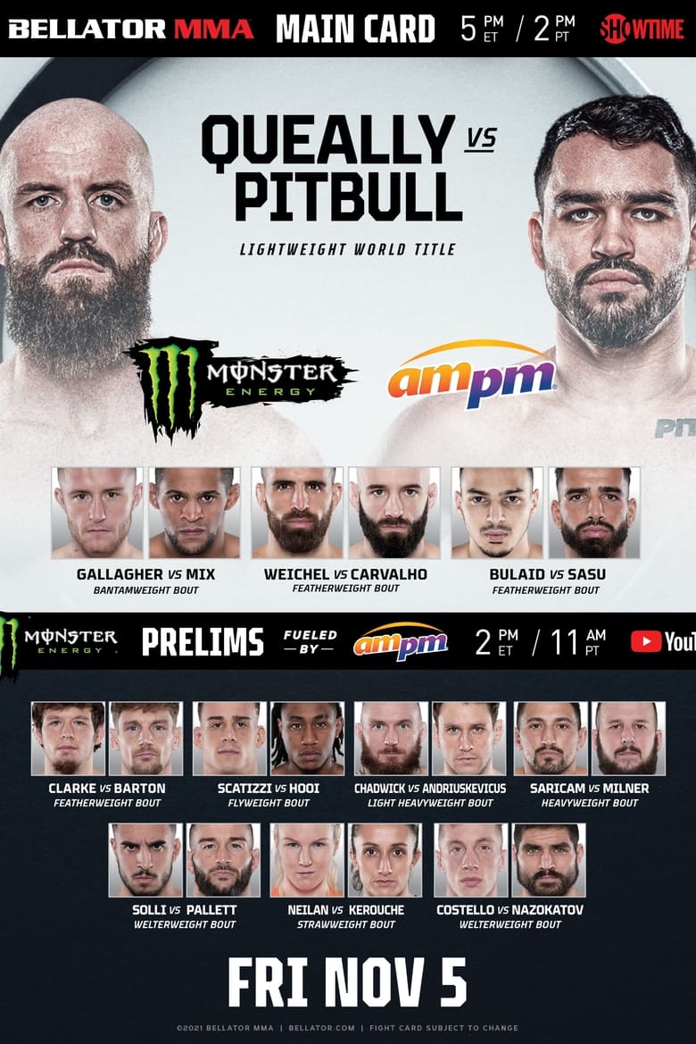 Poster of Bellator 270: Queally vs. Pitbull 2