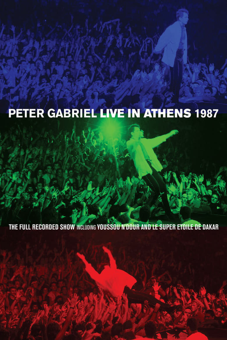 Poster of Peter Gabriel - Live In Athens 1987