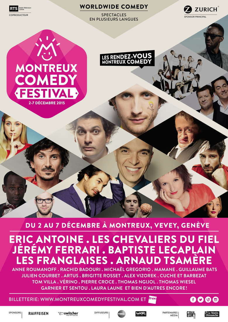 Poster of Montreux Comedy Festival 2015 - Eric Antoine Montreux tout