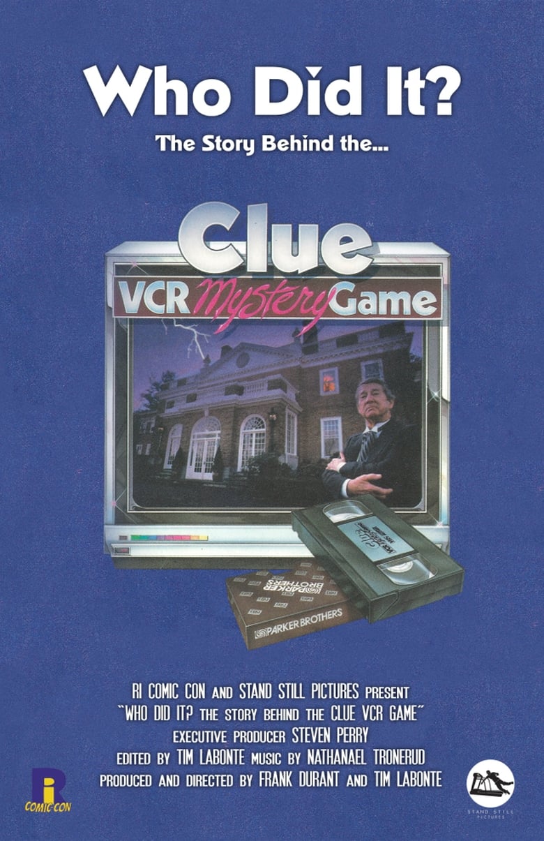 Poster of Who Did It? The Story Behind the Clue VCR Mystery Game