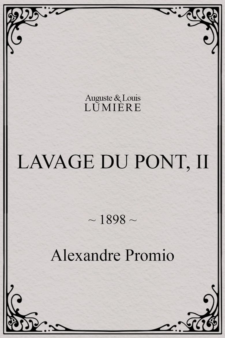 Poster of Lavage du pont, II