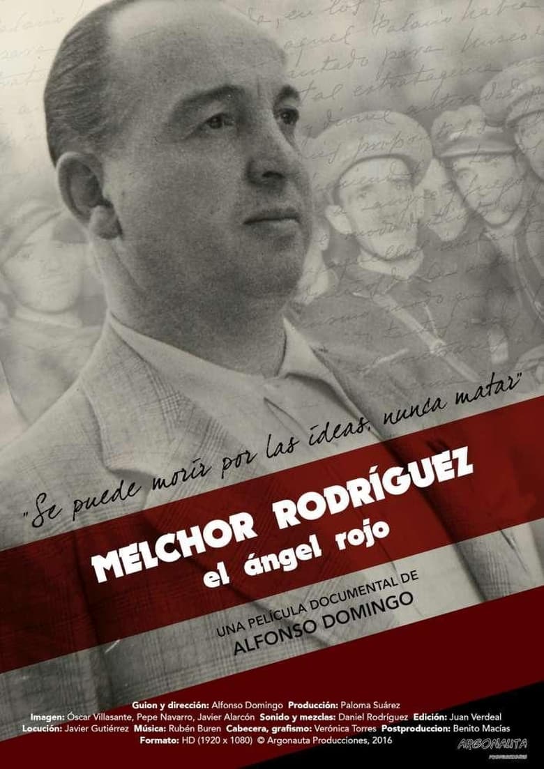 Poster of Melchor Rodríguez, el ángel rojo