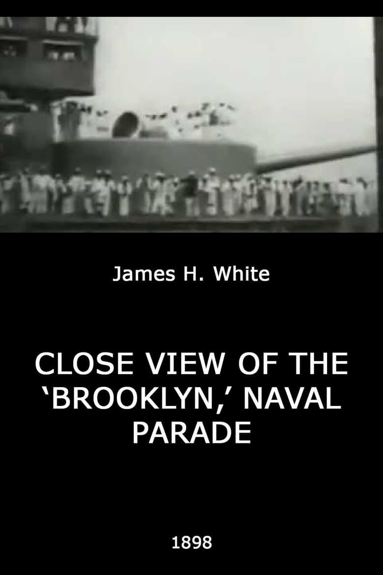 Poster of Close View of the 'Brooklyn,' Naval Parade