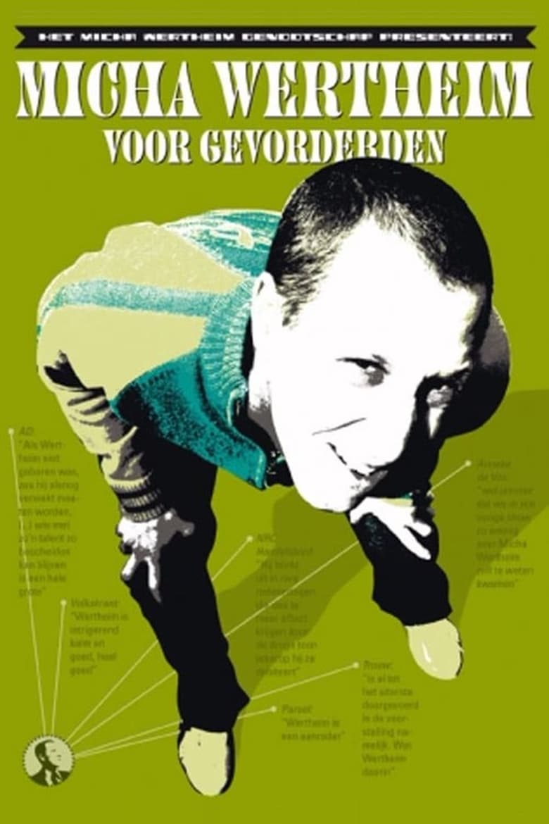 Poster of Micha Wertheim: Voor Gevorderden