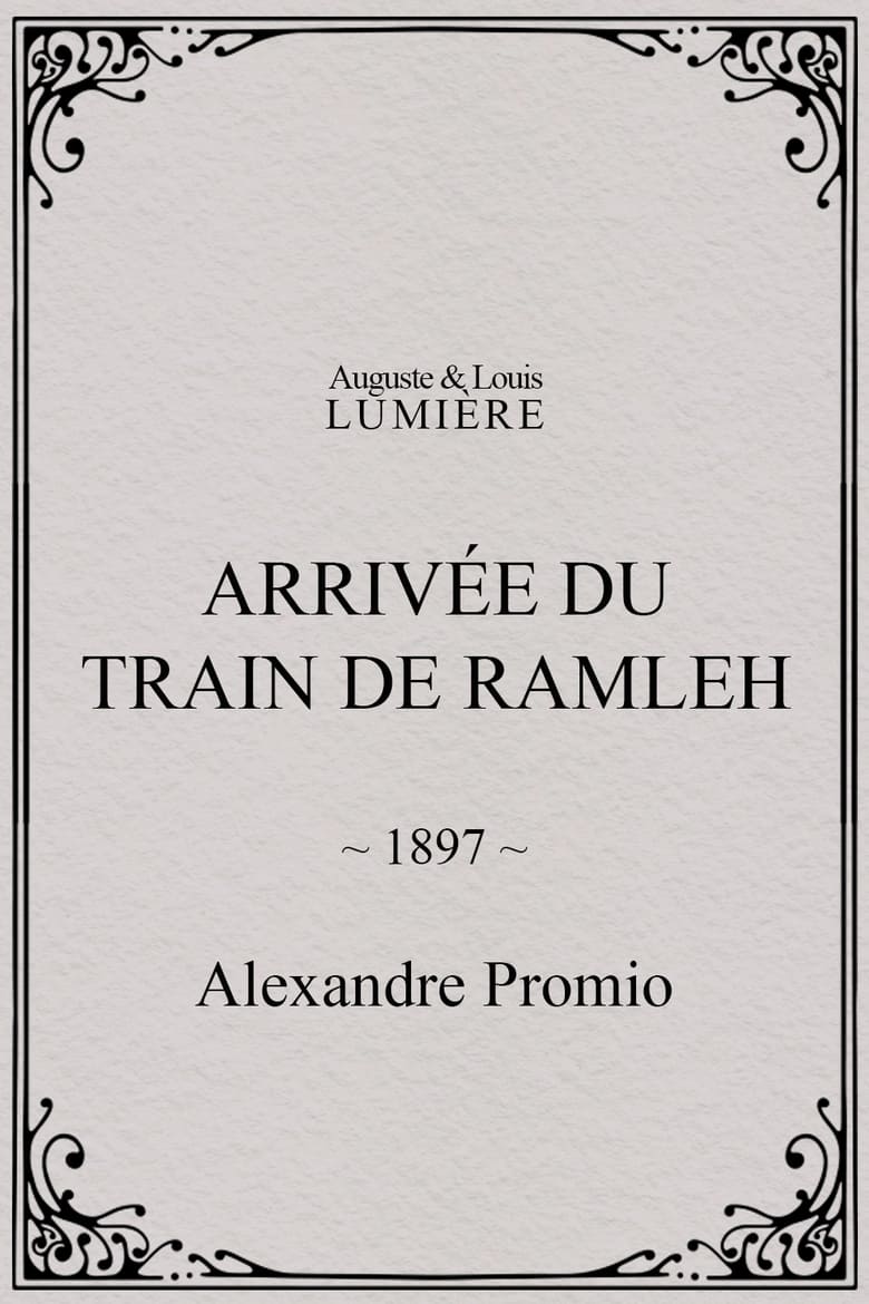 Poster of Arrivée du train de Ramleh