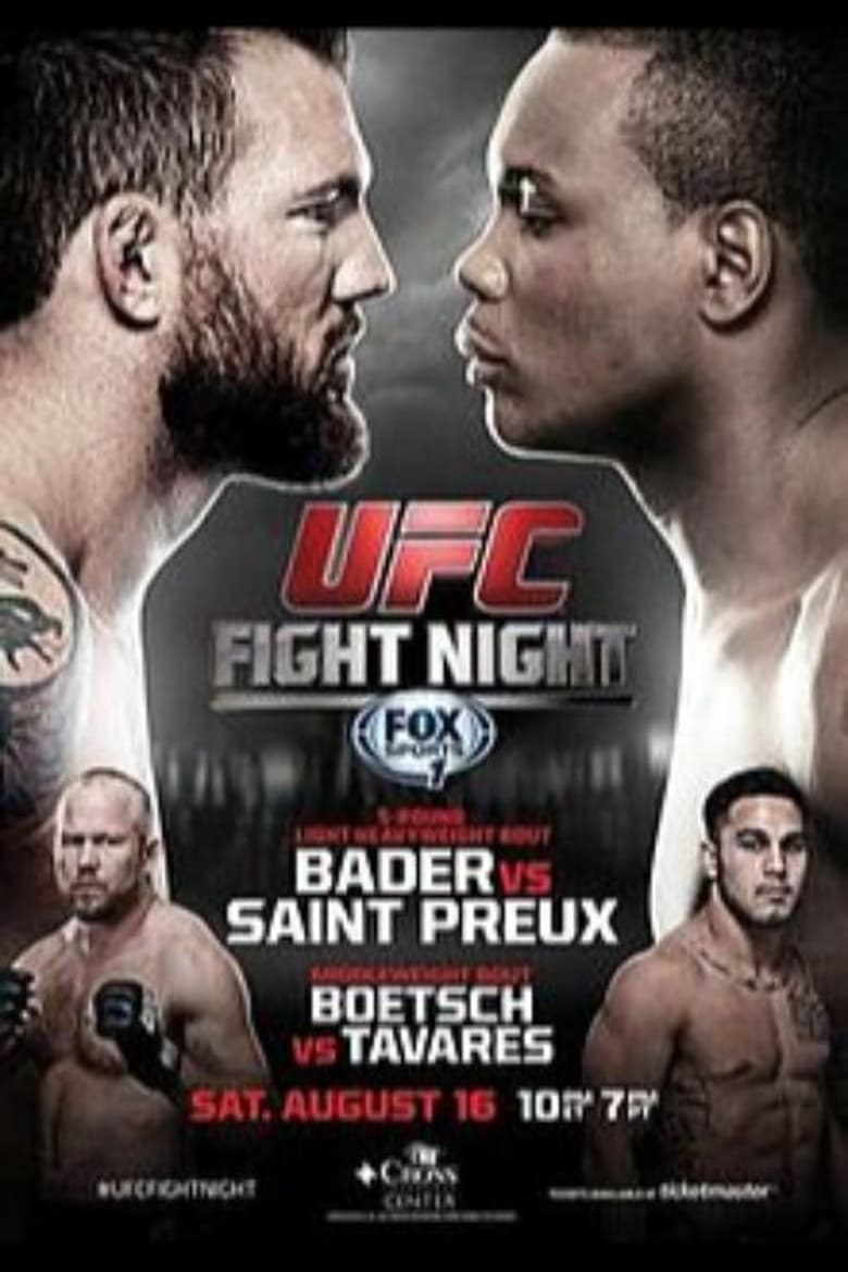 Poster of UFC Fight Night 47: Bader vs. St. Preux