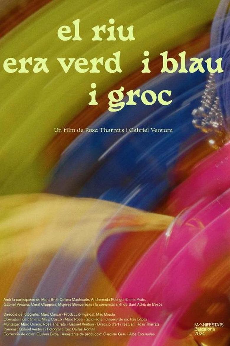 Poster of El riu era verd i blau i groc