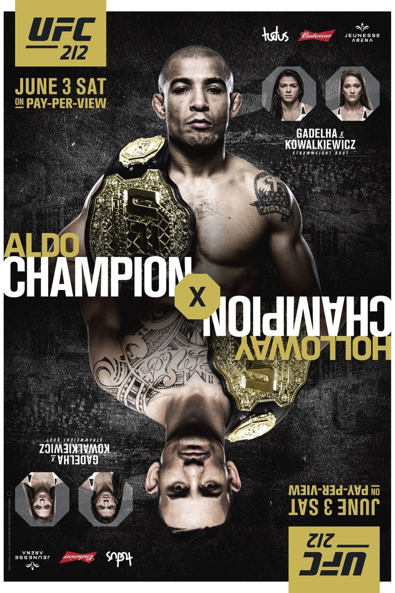 Poster of UFC 212: Aldo vs. Holloway