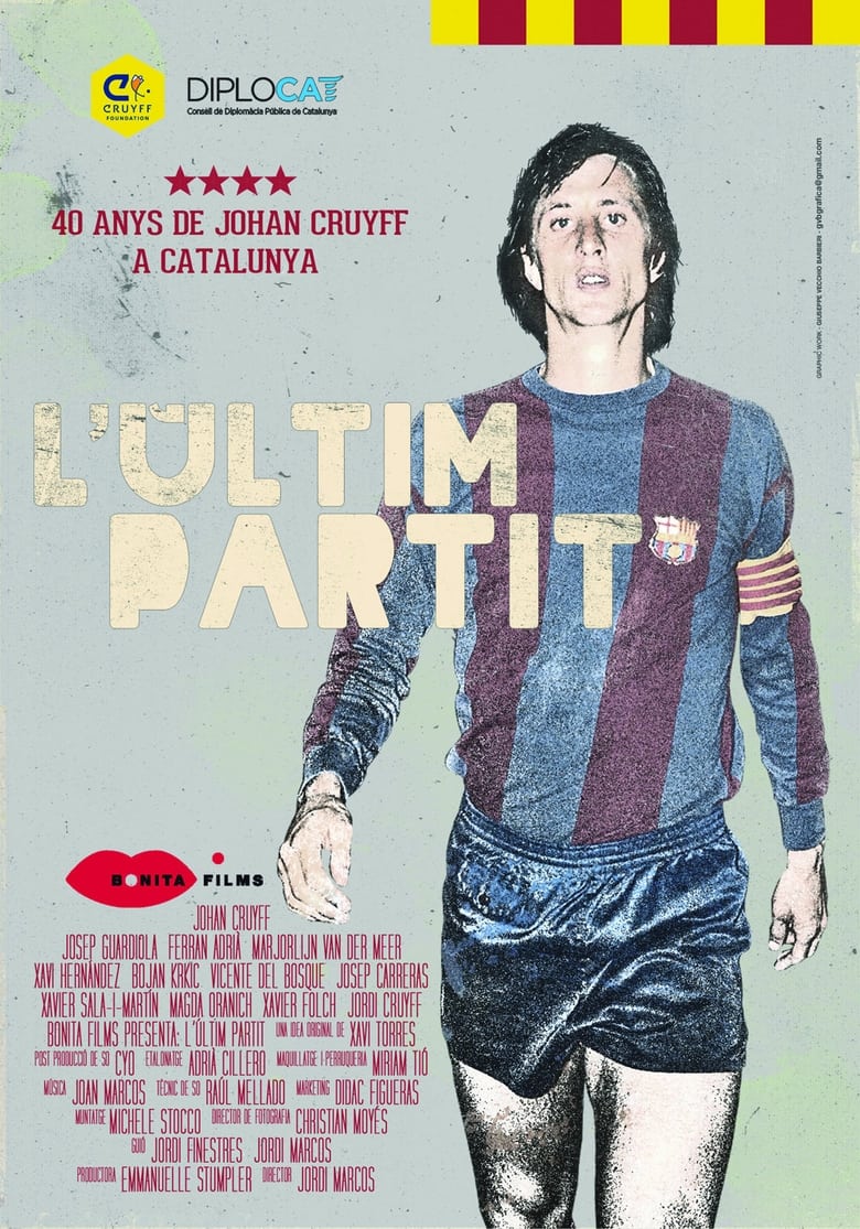 Poster of L’últim partit. 40 anys de Johan Cruyff a Catalunya