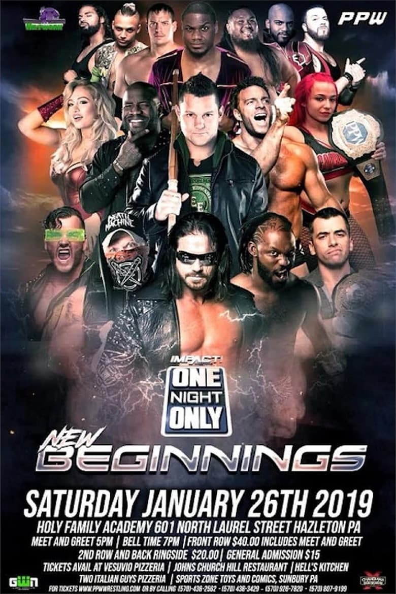 Poster of IMPACT Wrestling: One Night Only: New Beginnings 2019