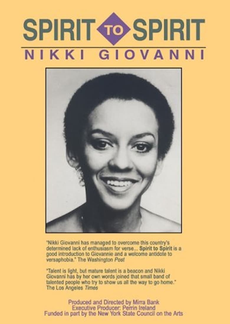 Poster of Spirit to Spirit: Nikki Giovanni