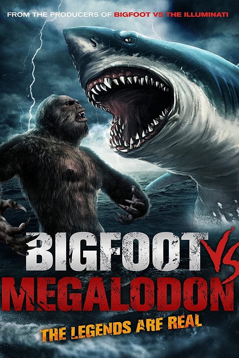 Poster of Bigfoot vs Megalodon