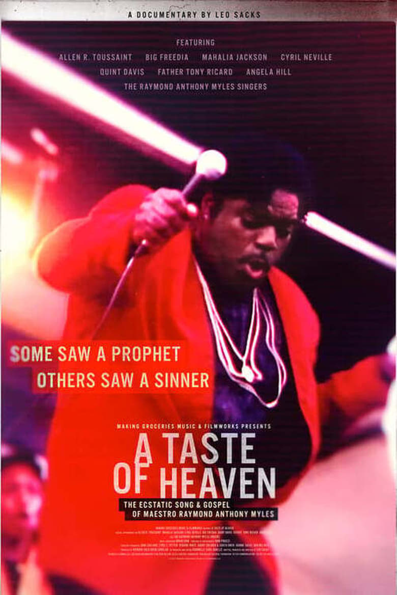 Poster of A Taste of Heaven: The Ecstatic Song & Gospel of Maestro Raymond Anthony Myles