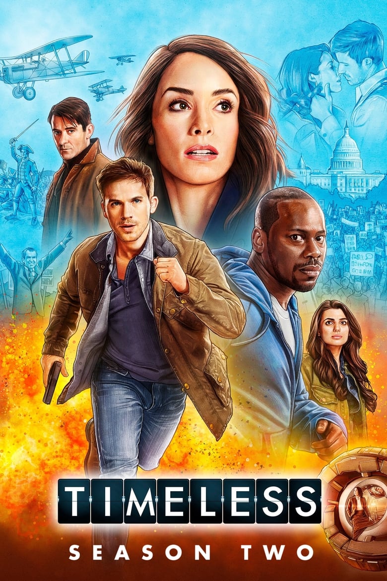 Poster of Cast and Crew in Timeless - Season 2 - Episode 3 - Hollywoodland