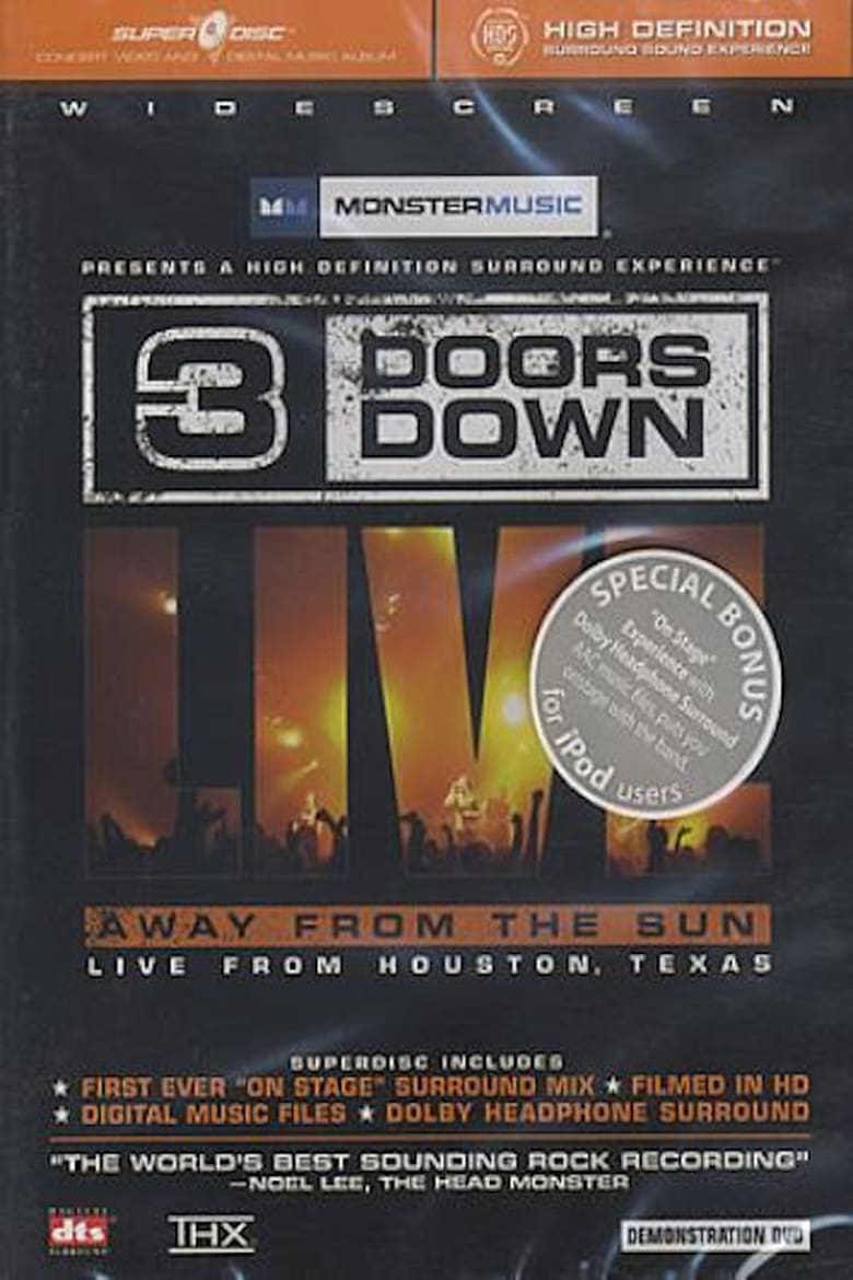 Poster of 3 Doors Down - Away from the Sun