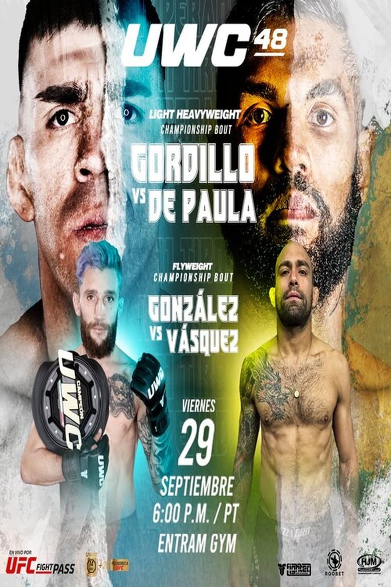 Poster of UWC 48: Gordillo vs. de Paula