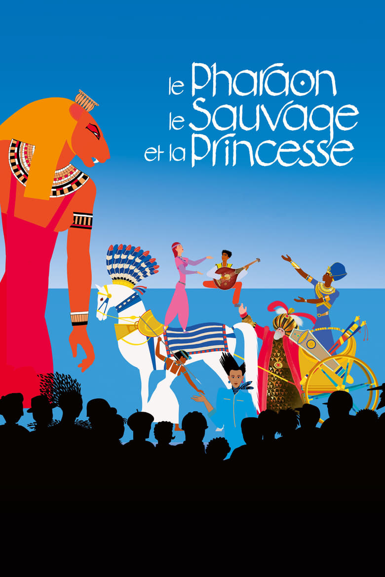 Poster of The Black Pharaoh, the Savage and the Princess