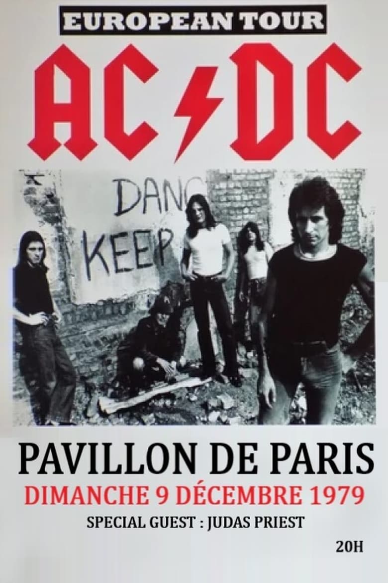 Poster of AC/DC - At the Pavillon in Paris 1979