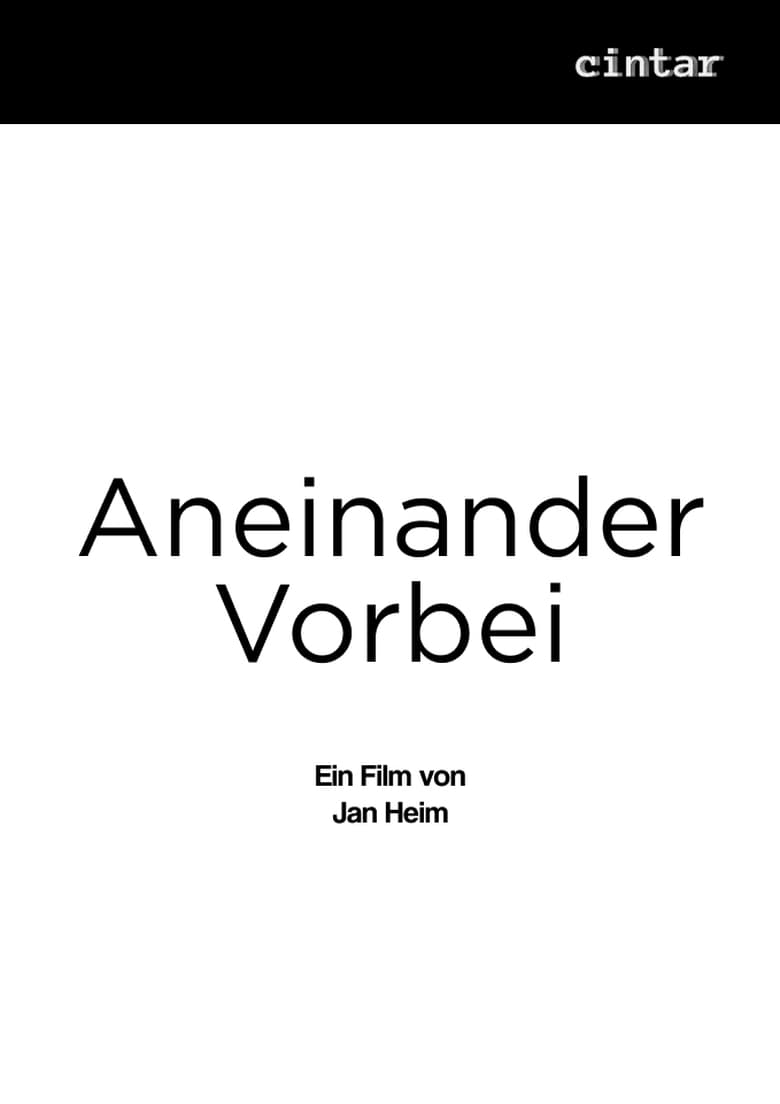 Poster of Aneinander Vorbei