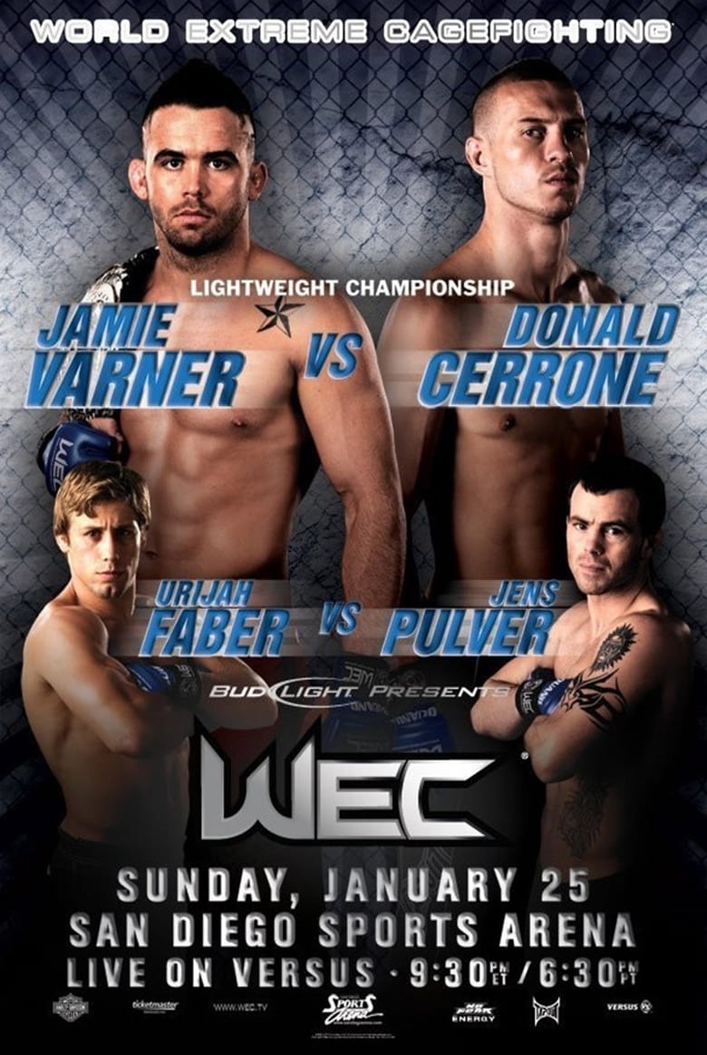 Poster of WEC 38: Varner vs. Cerrone