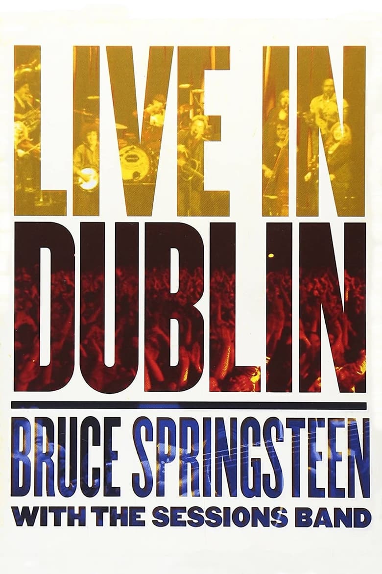 Poster of Bruce Springsteen with the Sessions Band - Live in Dublin