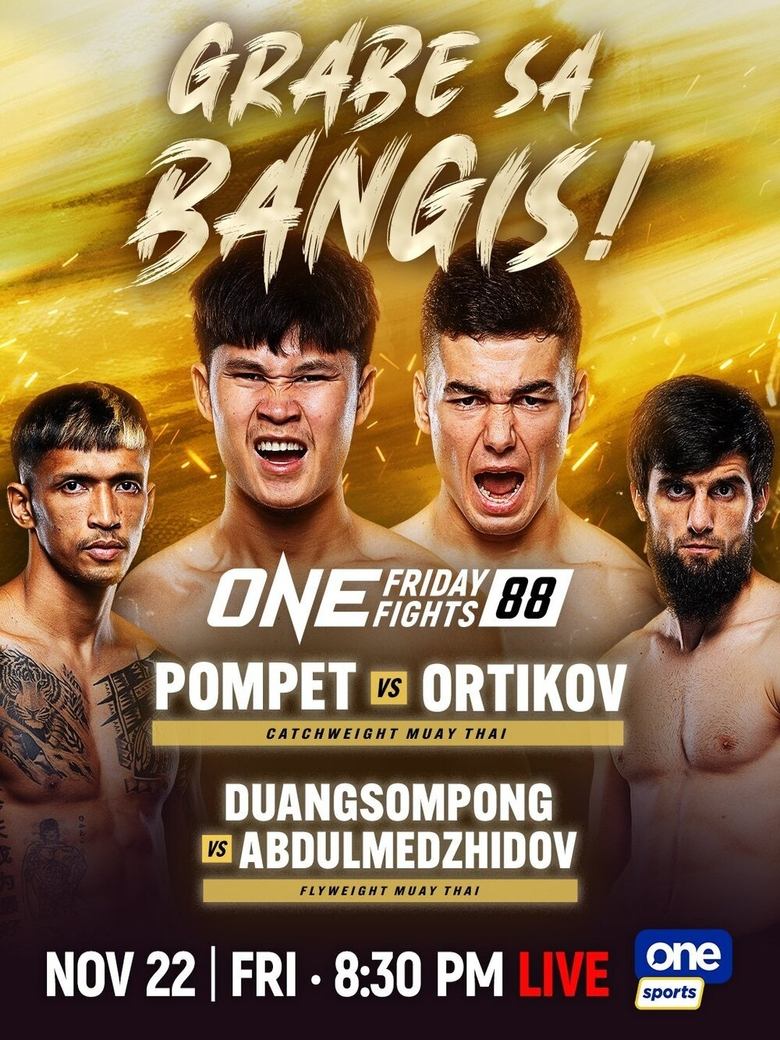 Poster of ONE Friday Fights 88: Pompet vs. Ortikov