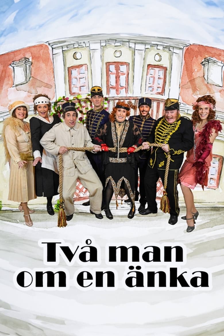 Poster of Två man om en änka