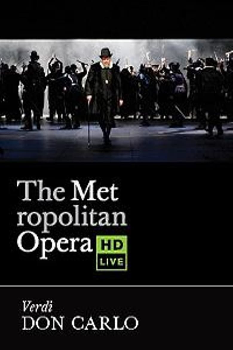 Poster of The Metropolitan Opera: Don Carlo