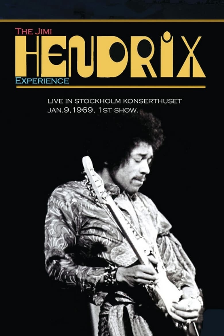 Poster of Jimi Hendrix Live in Stockholm 1969