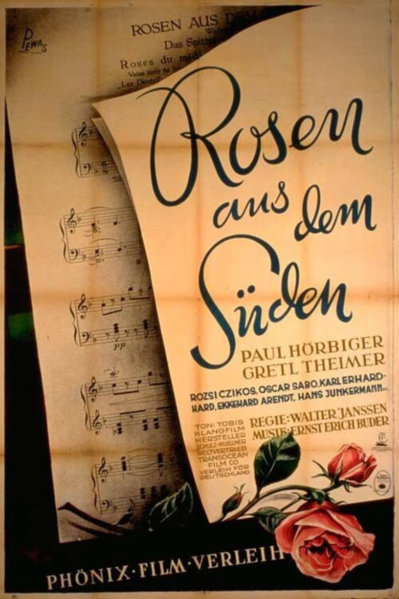 Poster of Rosen aus dem Süden