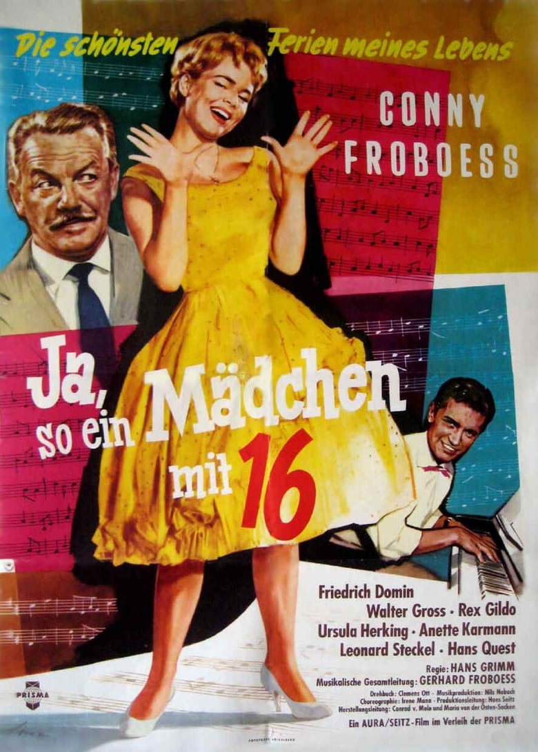 Poster of Ja, so ein Mädchen mit sechzehn