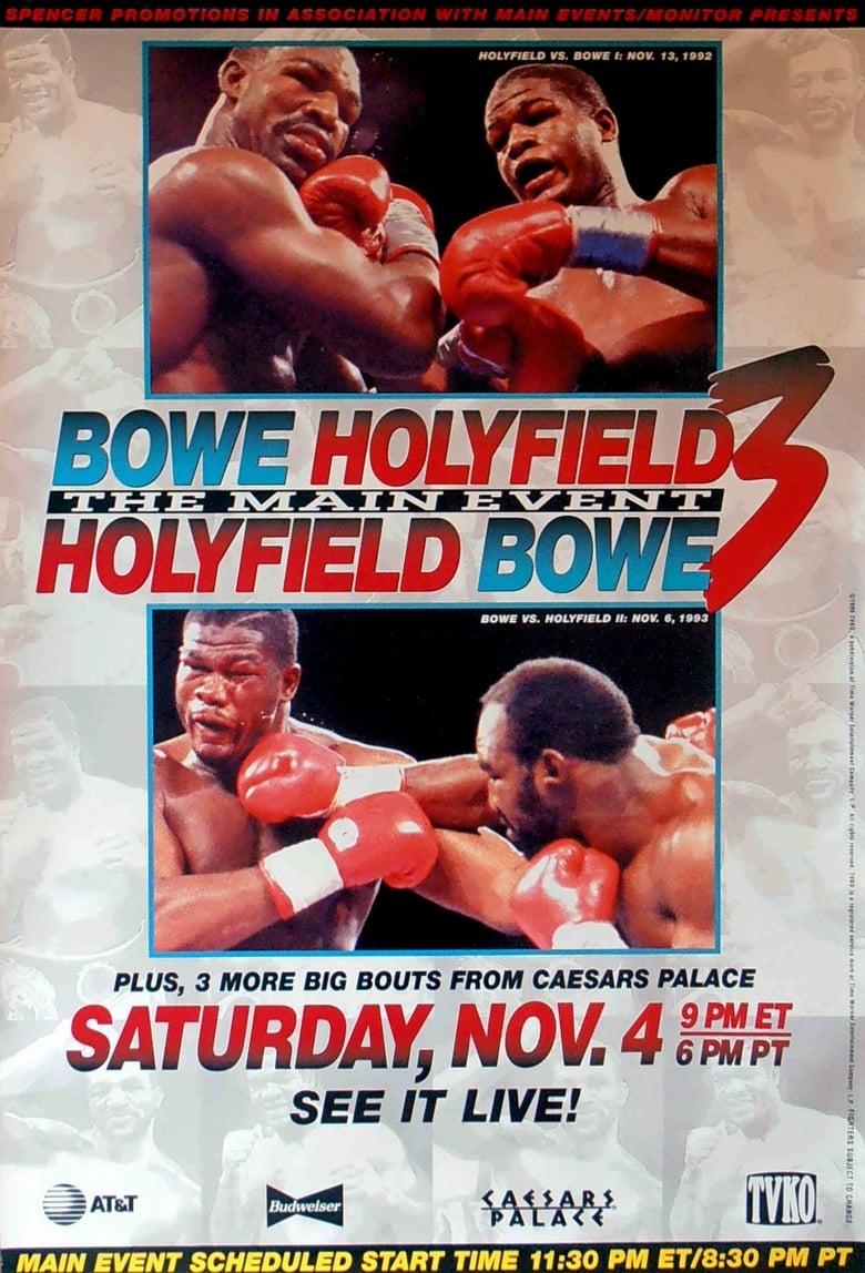 Poster of Evander Holyfield vs. Riddick Bowe III