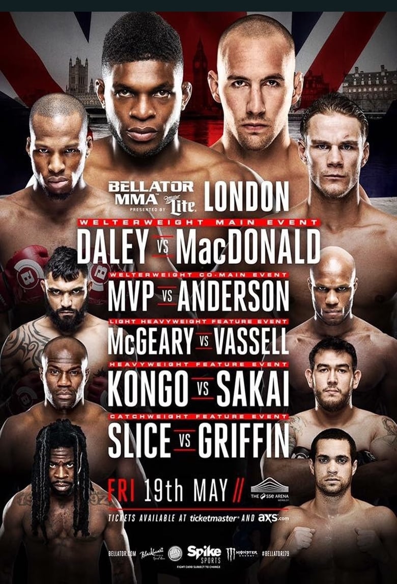 Poster of Bellator 179: MacDonald vs. Daley