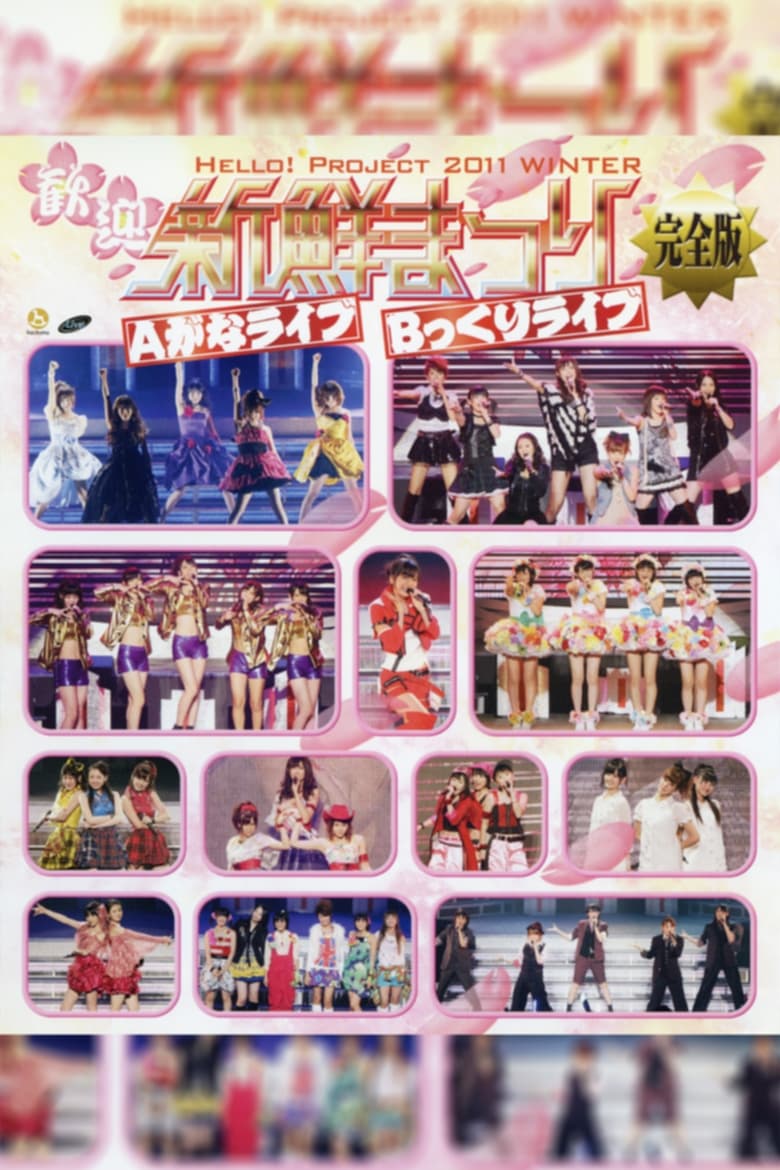 Poster of Hello! Project 2011 Winter ~Kangei Shinsen Matsuri~ A gana Live