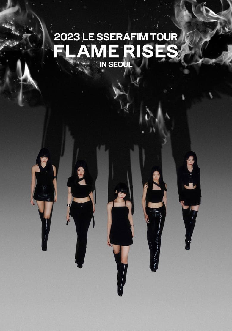 Poster of 2023 LE SSERAFIM TOUR 'FLAME RISES' IN SEOUL- 813