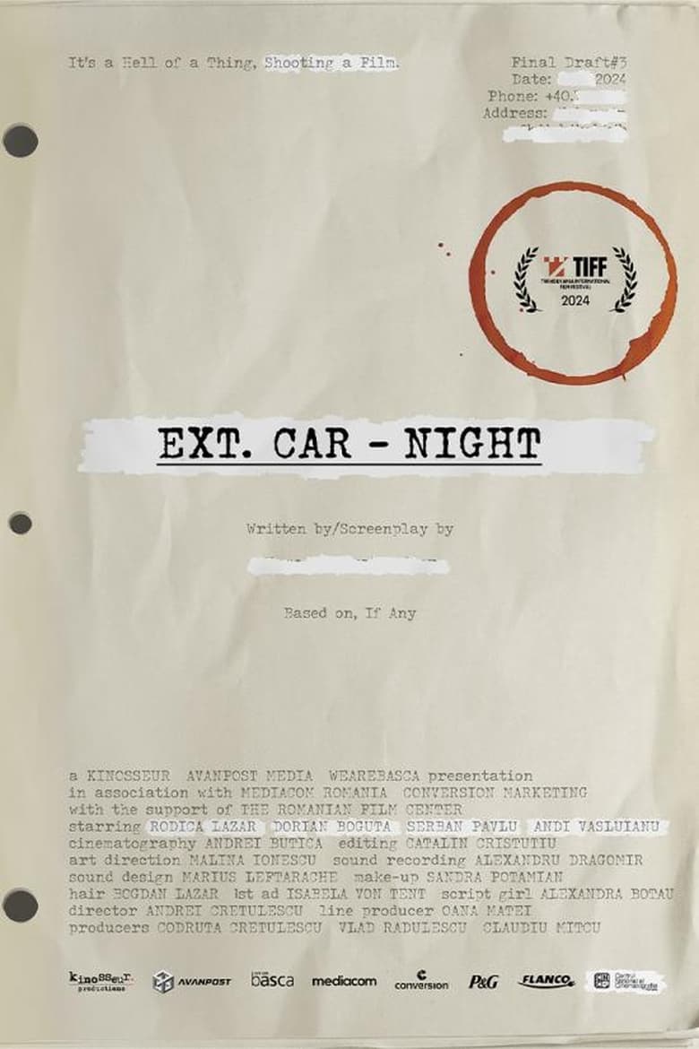 Poster of Ext. Car. Night