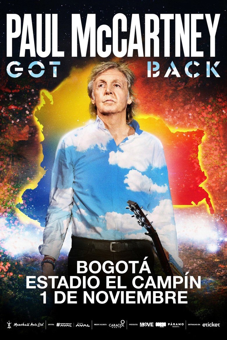 Poster of Paul McCartney: Got Back – Live in Bogotá at Estadio El Campín