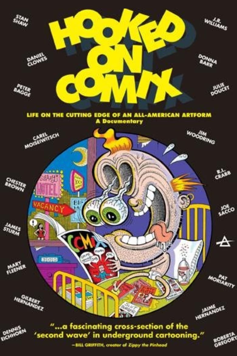 Poster of Hooked on Comix - Volume 1 - Life On The Cutting Edge Of An All-American Artform