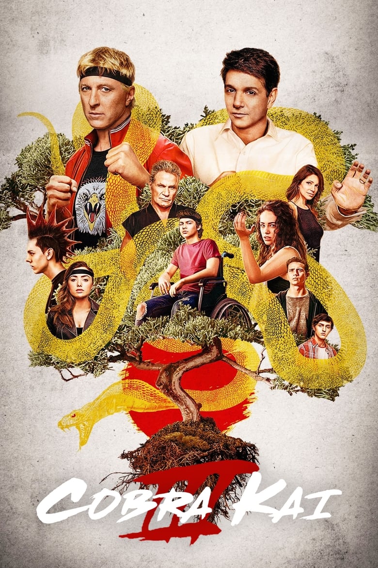 Poster of Cast and Crew in Cobra Kai - Season 3 - Episode 7 - Obstáculos