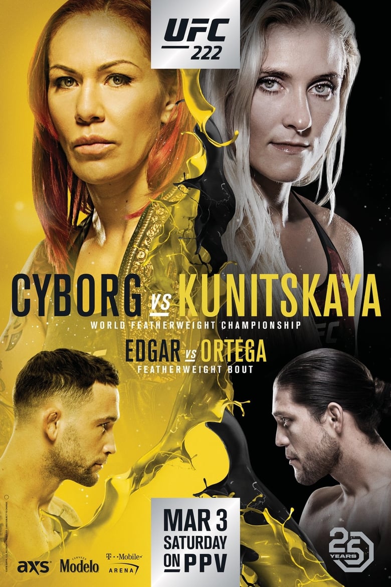 Poster of UFC 222: Cyborg vs. Kunitskaya