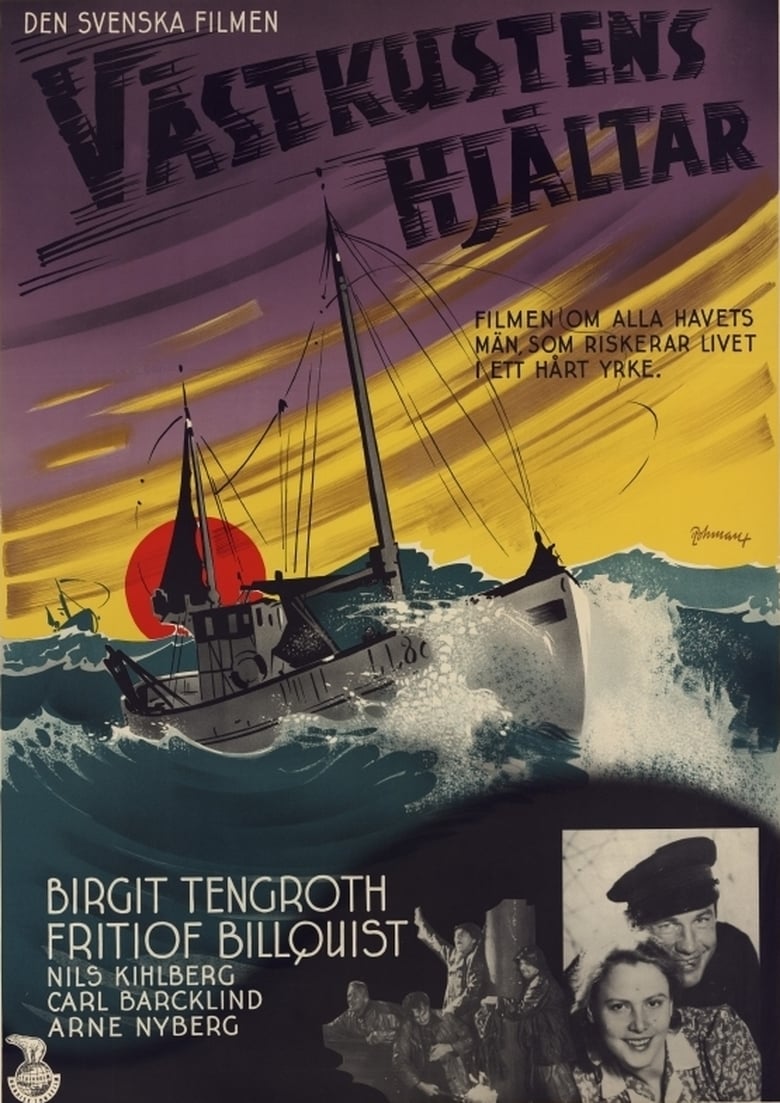 Poster of Västkustens hjältar