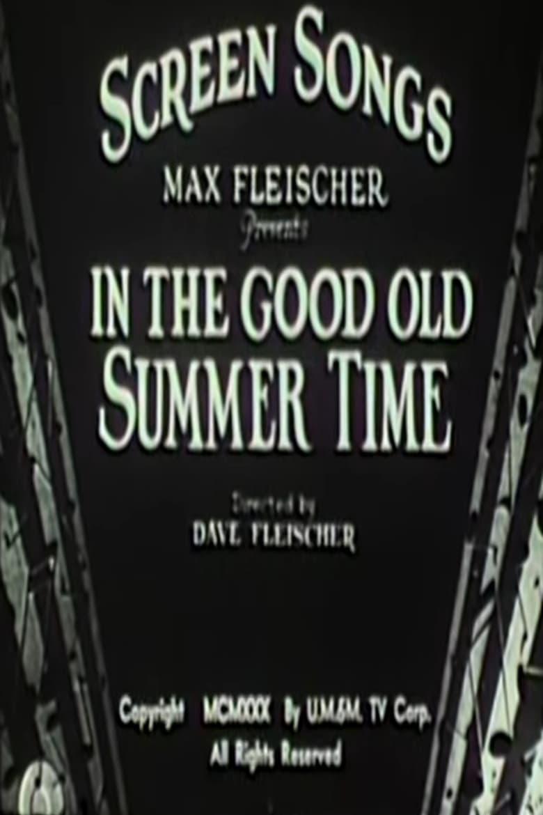 Poster of In the Good Old Summertime