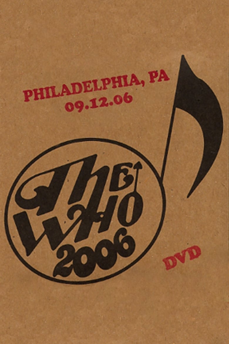 Poster of The Who: Philadelphia 9/12/2006