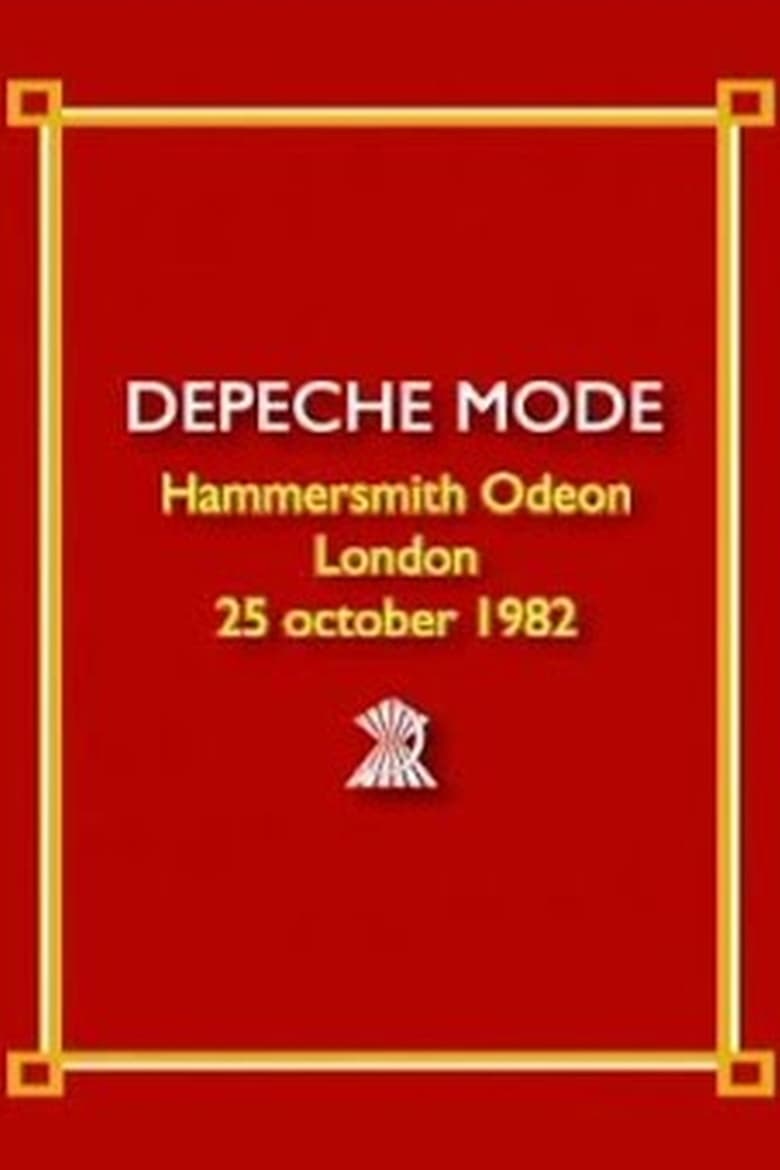 Poster of Depeche Mode: Live at Hammersmith Odeon