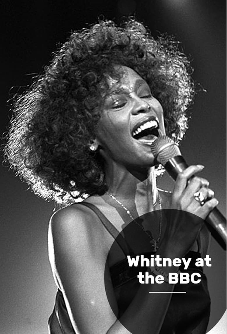 Poster of Whitney Houston at the BBC