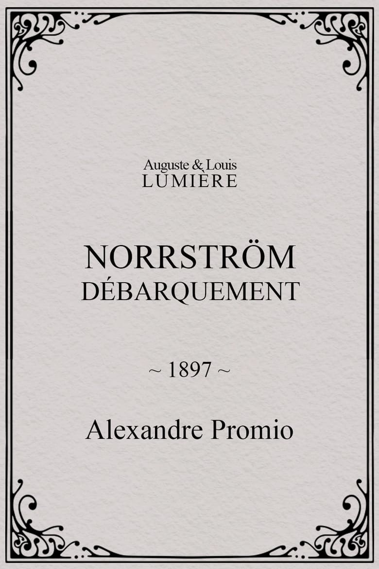 Poster of Norrström : débarquement