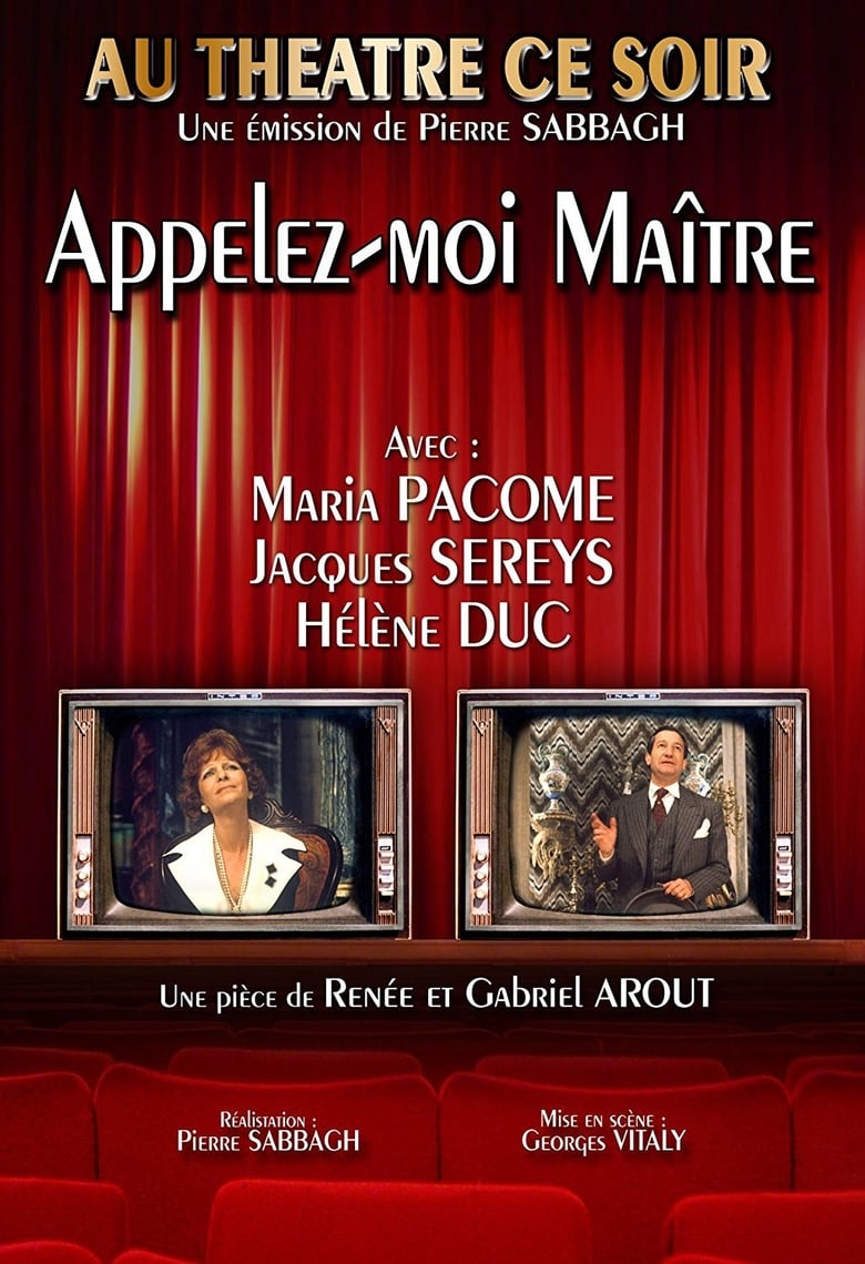 Poster of Appelez-moi maître