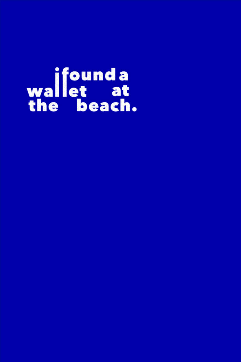 Poster of i found a wallet at the beach