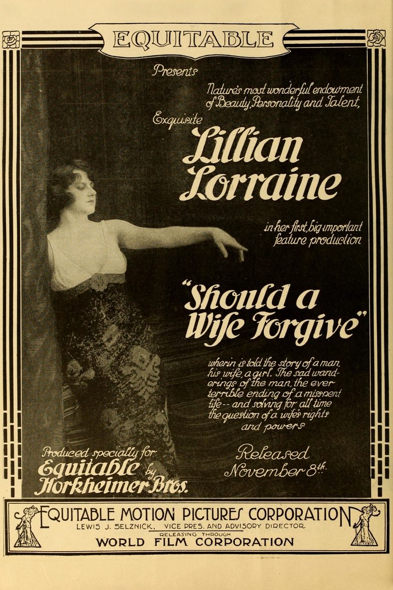 Poster of Should a Wife Forgive?